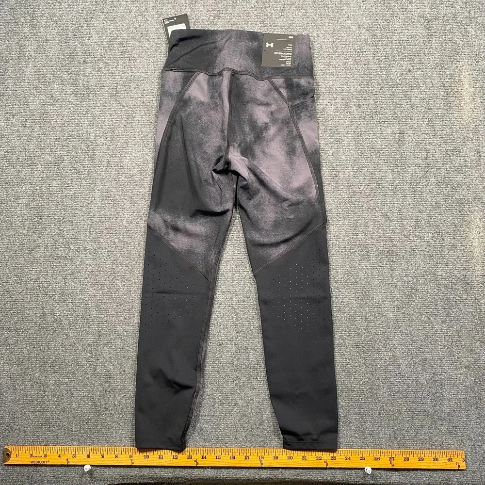 Under Armour Fly Fast Ankle Print‎ Women's XSS Black Gray Leggings